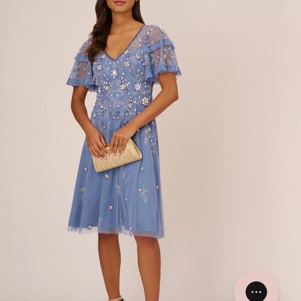 Adrianna Papell Beaded Midi
